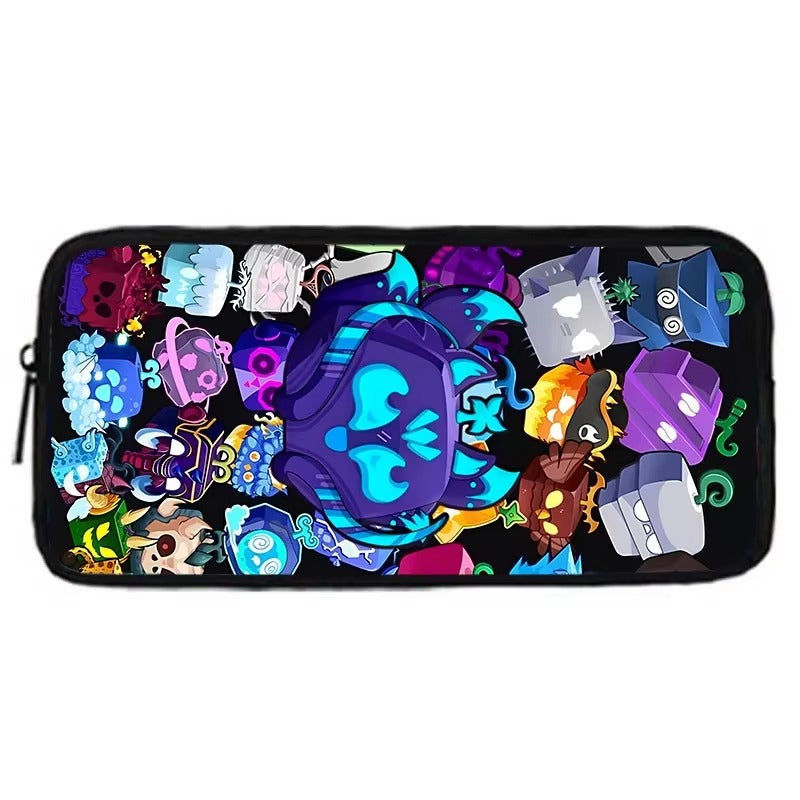 Child School Cartoon Blox Fruits Backpack With Shoulder Bag Pencil Bags School Bags for Boys Girls Best Gift