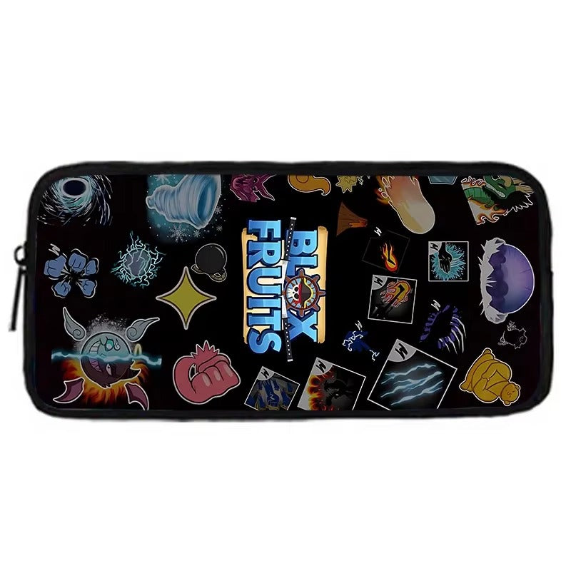 Child School Cartoon Blox Fruits Backpack With Shoulder Bag Pencil Bags School Bags for Boys Girls Best Gift