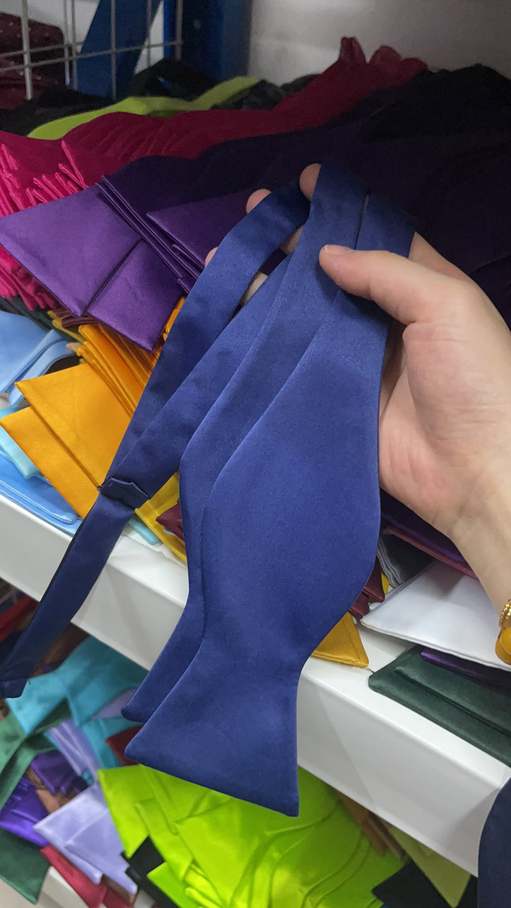 Men's Formal Pre-tied Adjustable Bow Tie Solid Color Elegant Wedding Party Event Bulk Wholesale Easy Wear British Style