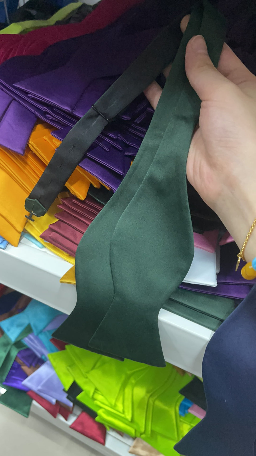 Men's Formal Pre-tied Adjustable Bow Tie Solid Color Elegant Wedding Party Event Bulk Wholesale Easy Wear British Style