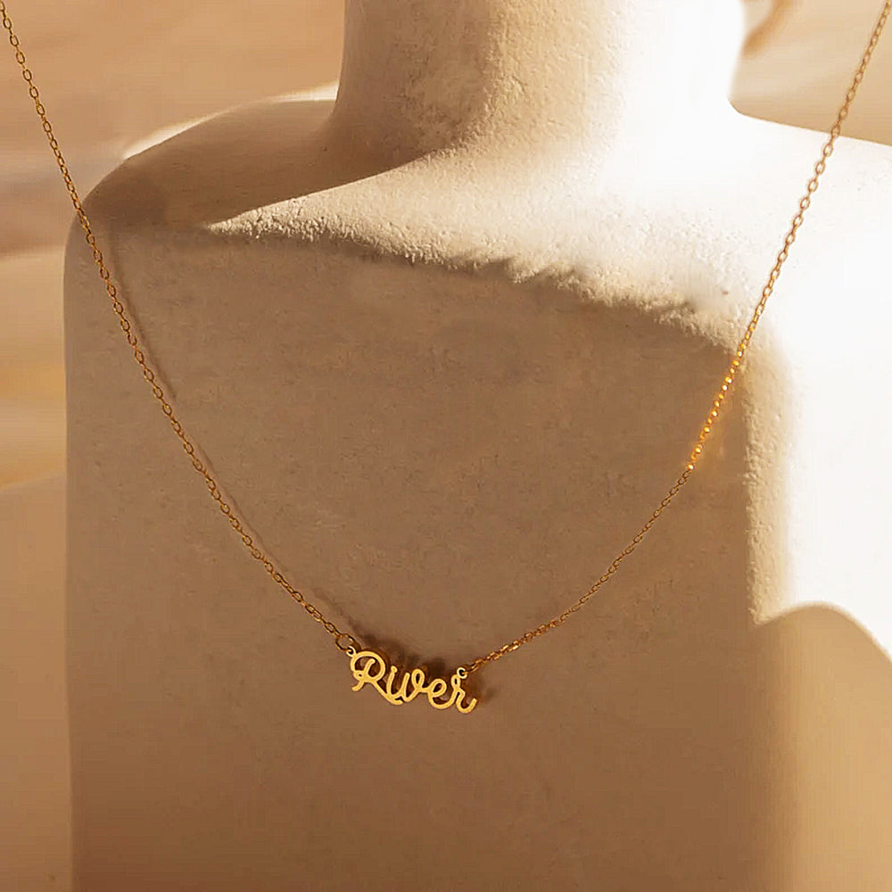 Personalized Customized Necklace for Women Double Name Pendant Stainless Steel Jewelry Couple Heart 1-5 Names Charm Chain Choker