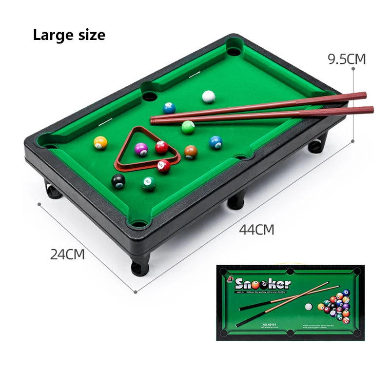 Mini Pool Table Game Tabletop Desktop Billiards Game,Mini Tabletop Set Parent-Child Interactive Desktop Billiards