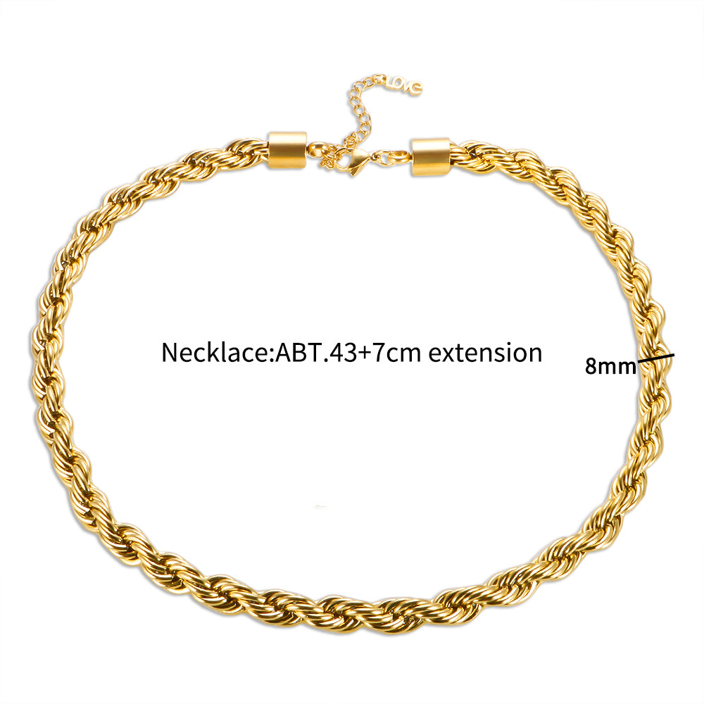 Stainless Steel Envelope Pendant Necklace Metal Waterproof Jewelry For Women