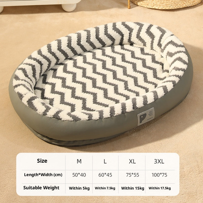 Orthopedic Memory Foam Dog Bed Machine Washable Removable Cover Supportive Mattress for Small Medium Large Dogs Cats Pets