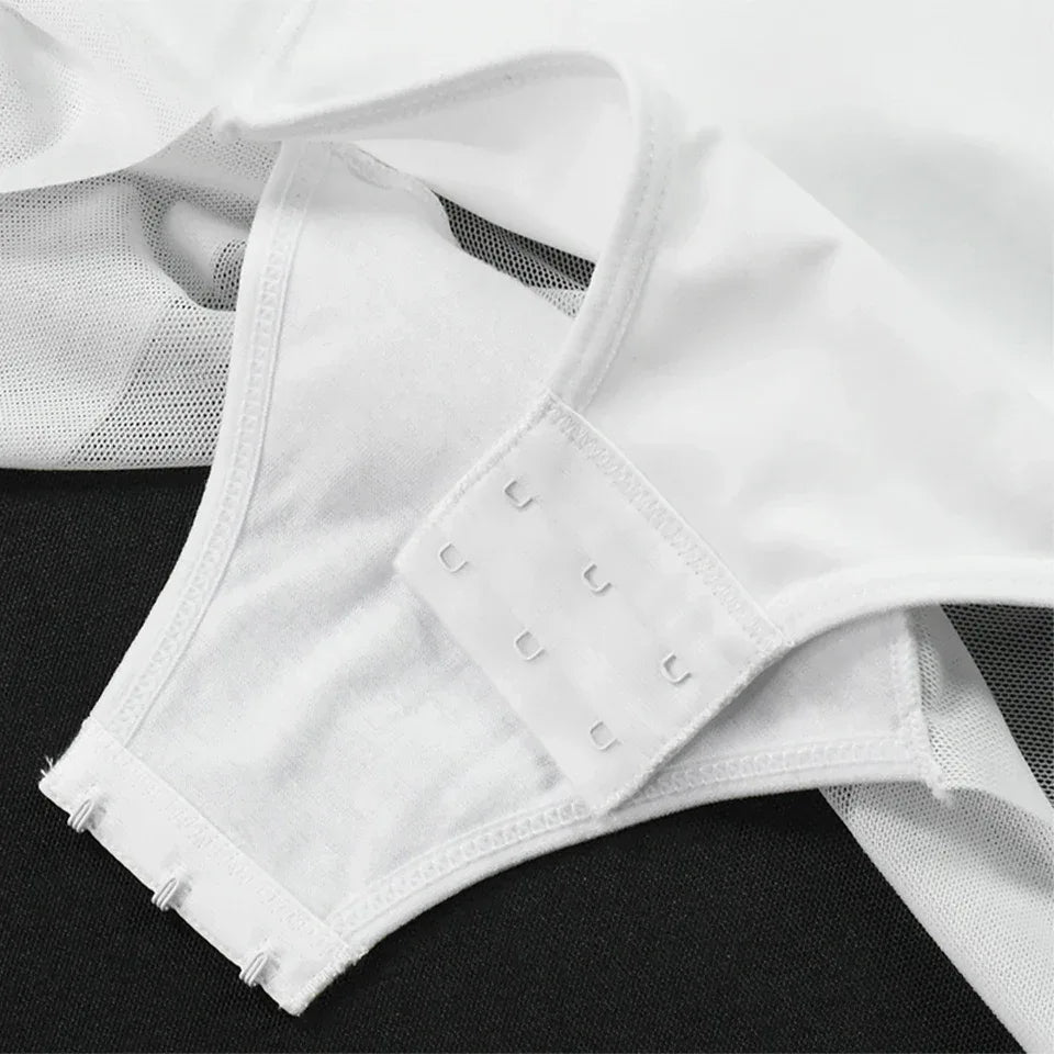 Bodysuit Women Shapewear Body Shaper With Cup Compression Bodies Belly Sheath Waist Trainer Reductive Slimming Underwear - Luvia