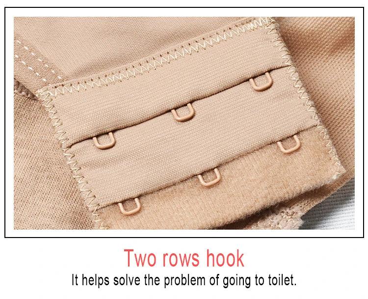 Bodysuit Women Shapewear Body Shaper With Cup Compression Bodies Belly Sheath Waist Trainer Reductive Slimming Underwear - Luvia