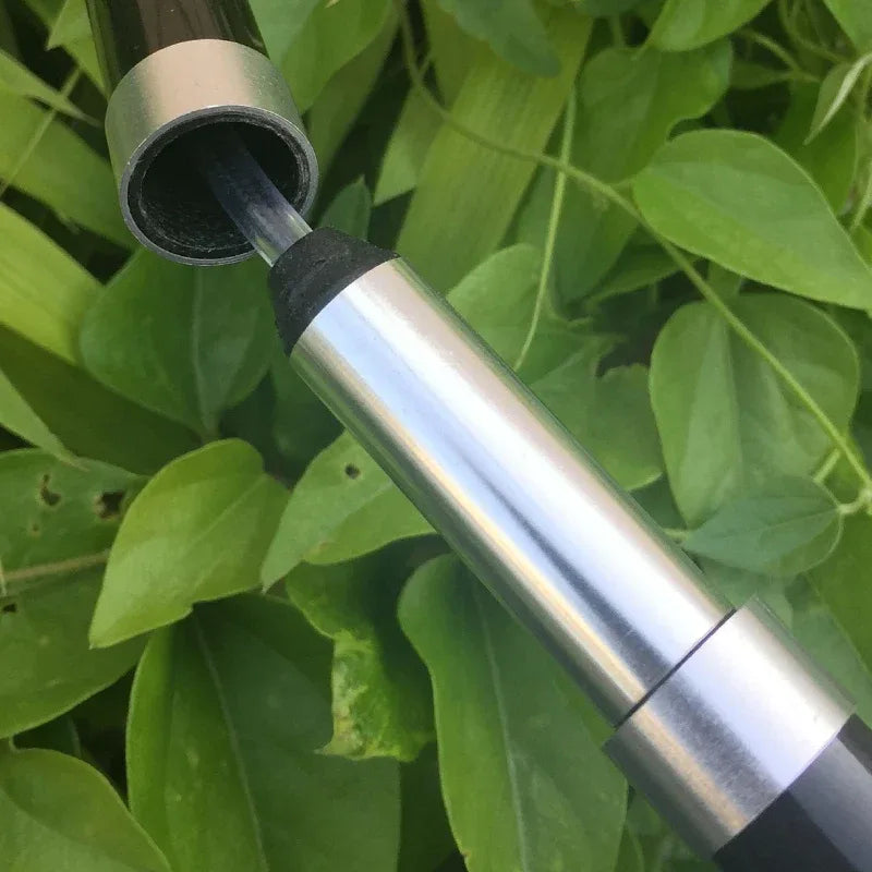 2 Pcs/Pair Portable Collapsible Carbon Fiber Trekking Poles Quick Lock Compact Folding Walking Stick Tourism Trail Running - Luvia