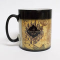Creative Map Magic Mug Hot Drink Cup Color Changing Mug Marauders Map Coffee Tea Milk Mugs Novelty Gifts - Luvia