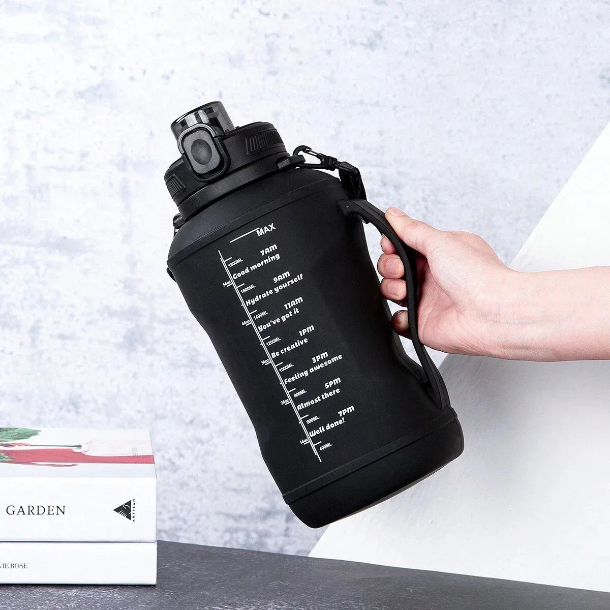 2L/64oz Silicone Water Bottles Collapsible Travel Water Bottle Roll Up Foldable Water Bottles With Straws Travel Camping Hiking - Luvia