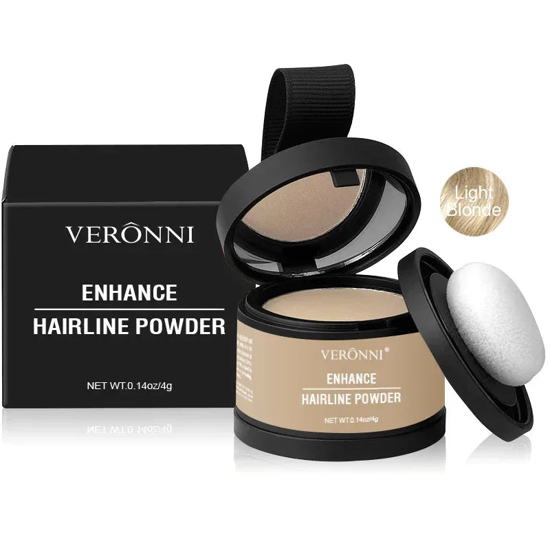 14 Color Hair Line Powder Black Root Up Natural Instant Waterproof Hairline Shadow Concealer Coverage Paint Repair Fill In Hair - Luvia