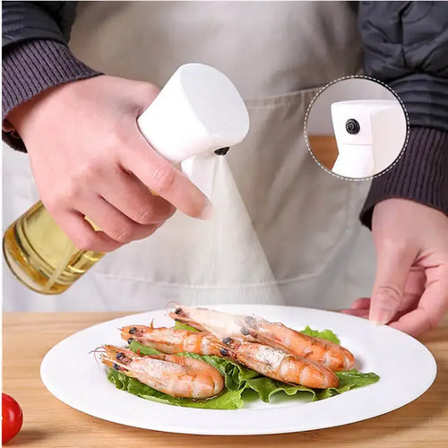 200/300ml Oil Spray Bottle Kitchen BBQ Cooking Olive Oil Dispenser Camping Baking Empty Vinegar Soy Sauce Sprayer Containers - Luvia