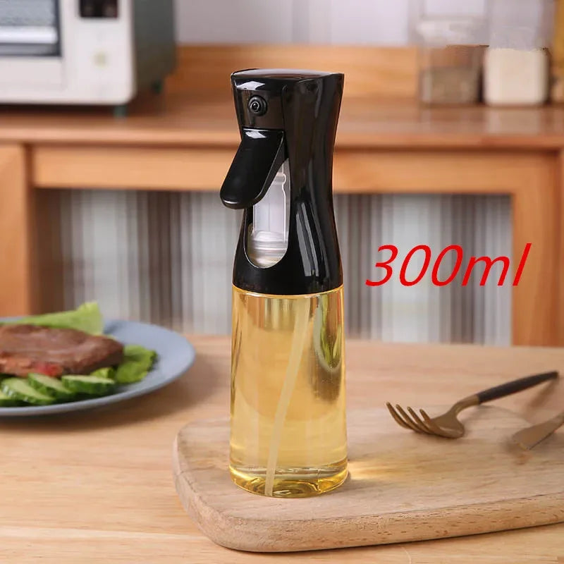 200/300ml Oil Spray Bottle Kitchen BBQ Cooking Olive Oil Dispenser Camping Baking Empty Vinegar Soy Sauce Sprayer Containers - Luvia