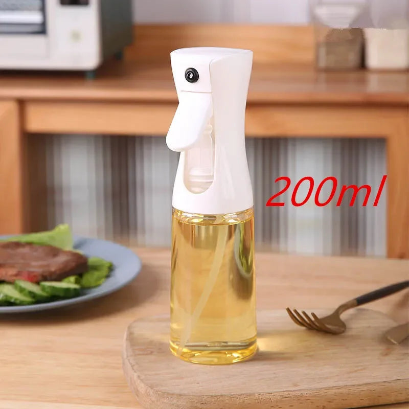 200/300ml Oil Spray Bottle Kitchen BBQ Cooking Olive Oil Dispenser Camping Baking Empty Vinegar Soy Sauce Sprayer Containers - Luvia