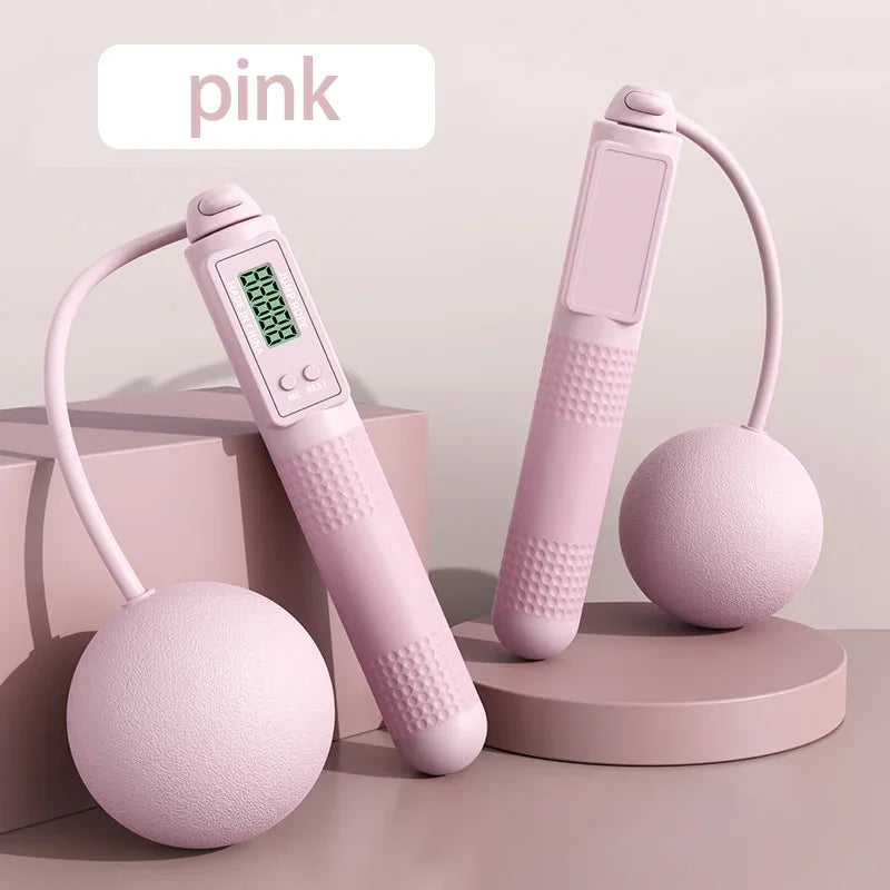 Jump Rope with Counter, Adjustable Skipping Rope with Calorie Counter, Smart Skipping Rope for Fitness Exercise and Weight Lose - Luvia