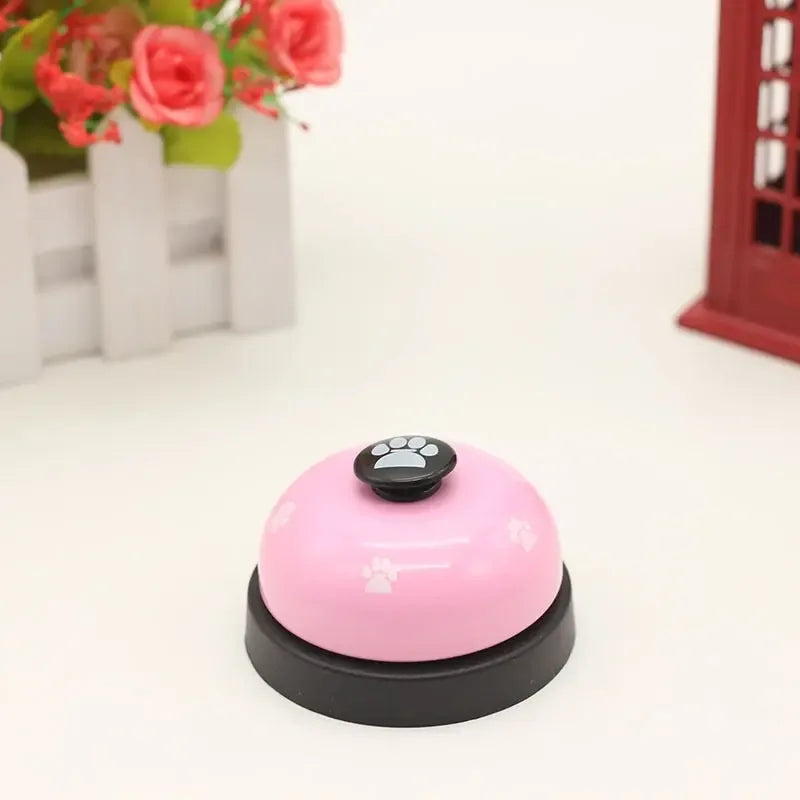 1pc Pet Toy Training Dinner Small Bell Footprint Dog Toys for Teddy Puppy Pet Call Puppy Accessories Pet Toys - Luvia
