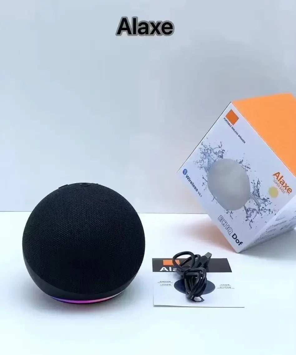 Mini Wireless Bluetooth Speaker Spherical Smart Bluetooth Speaker Rgb Multi-Color Usb For Outdoor Home Small Speaker for Alaxe - Luvia