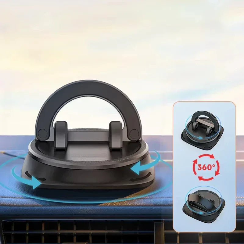 360 degrees Mobile phone holders for car rotating universal for a variety of mobile phones car accessories, dashboard holder - Luvia