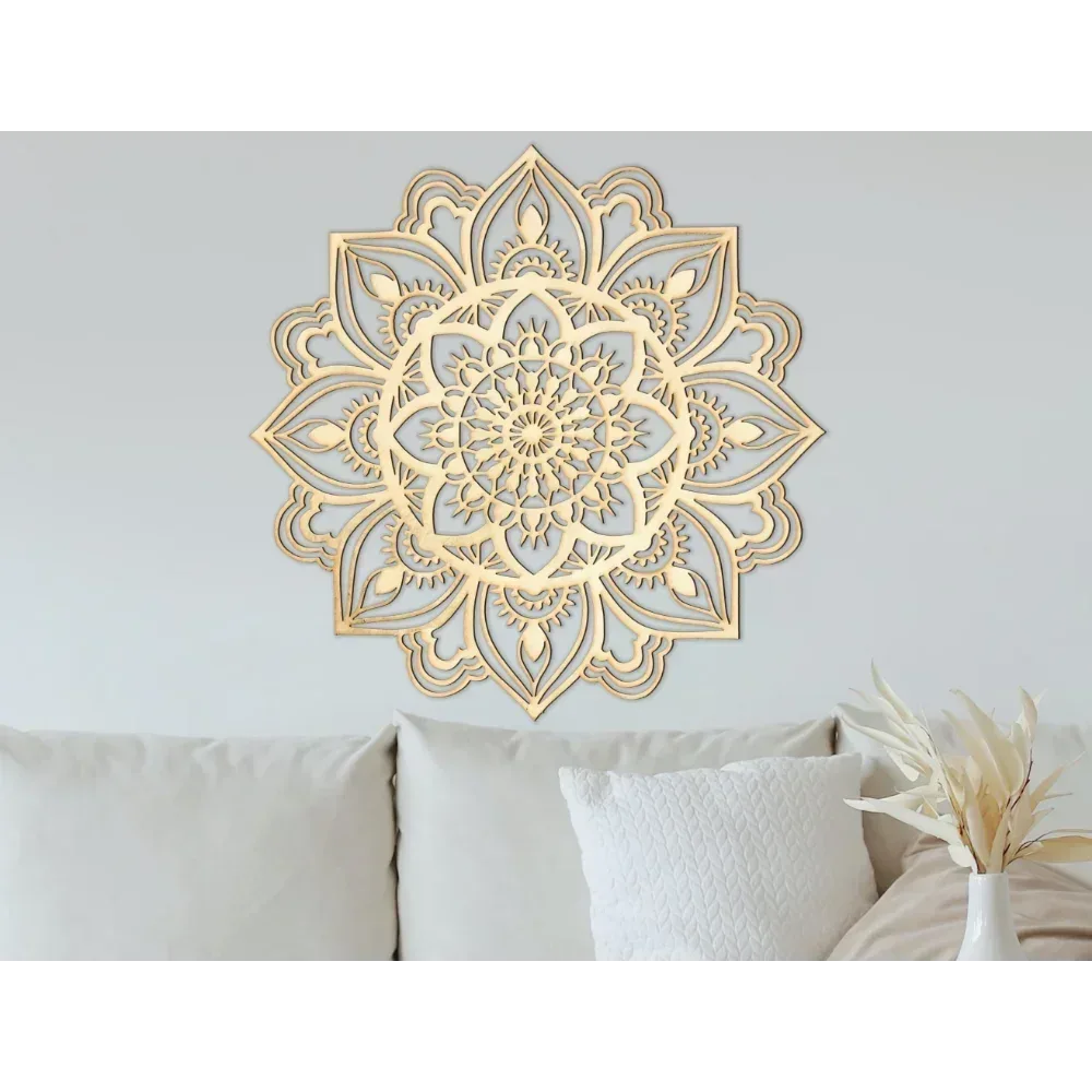 Metal Wall Art Moroccan Decoration to Enhance Your Living Room with Indian and Mandala Design Stylish Home Accent Piece - Luvia