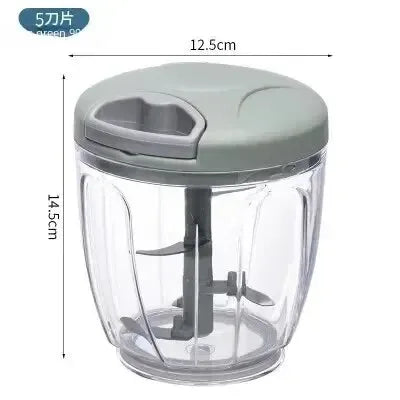 Home Kitchen Manual Ginger Grinder Garlic Mud Splasher Multifunctional Vegetable Cutter Handheld Meat Grinder Modern Minimalist - Luvia