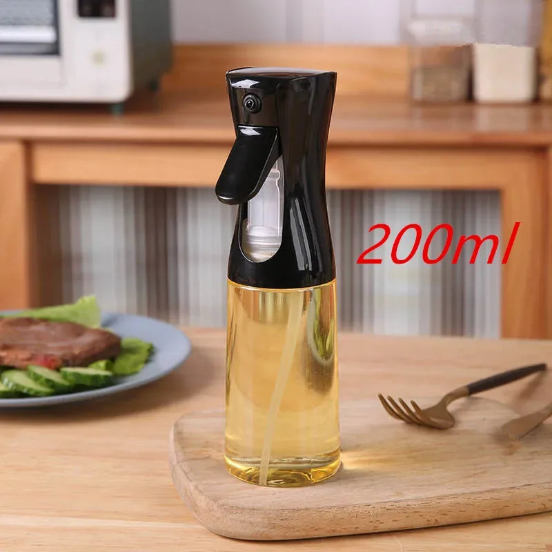 200/300ml Oil Spray Bottle Kitchen BBQ Cooking Olive Oil Dispenser Camping Baking Empty Vinegar Soy Sauce Sprayer Containers - Luvia