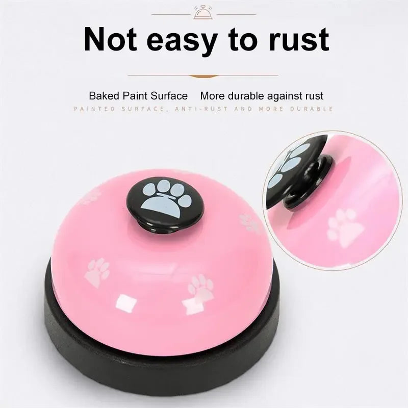 1pc Pet Toy Training Dinner Small Bell Footprint Dog Toys for Teddy Puppy Pet Call Puppy Accessories Pet Toys - Luvia
