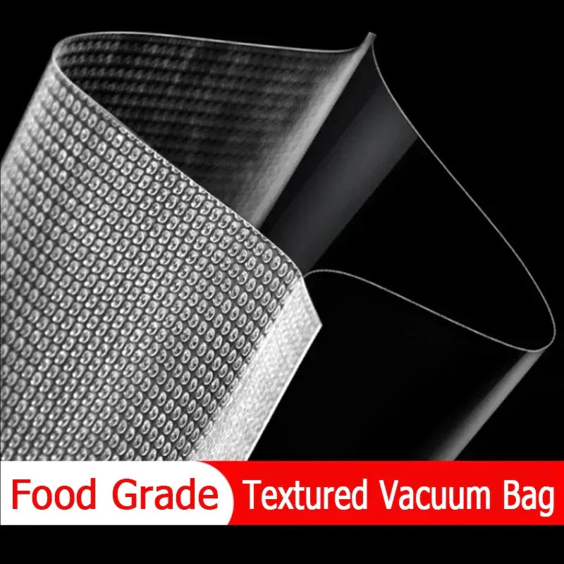 100PCS Vacuum Storage Bags 12x20cm Plastic Textured Storage Bag for Vacuum Sealing Machine for Pack Food Saver Packer Seal Bags - Luvia