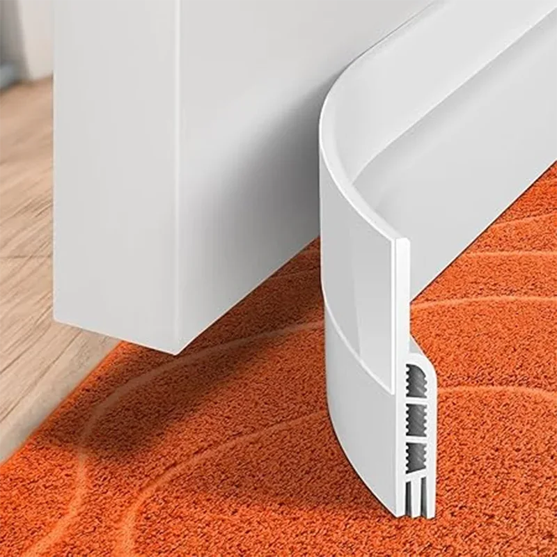 Door Draft Stopper Under Door Draft Blocker Insulator Door Sweep Weather Stripping Noise Stopper Strong Adhesive - Luvia