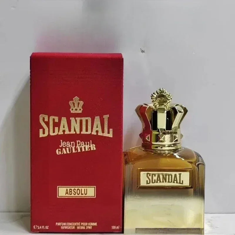 Scandal for Men Eau De Parfum Long Lasting Woody Fragrance Vetiver Leather & Sandalwood Cologne Premium Perfume Gift Set for Him - Luvia