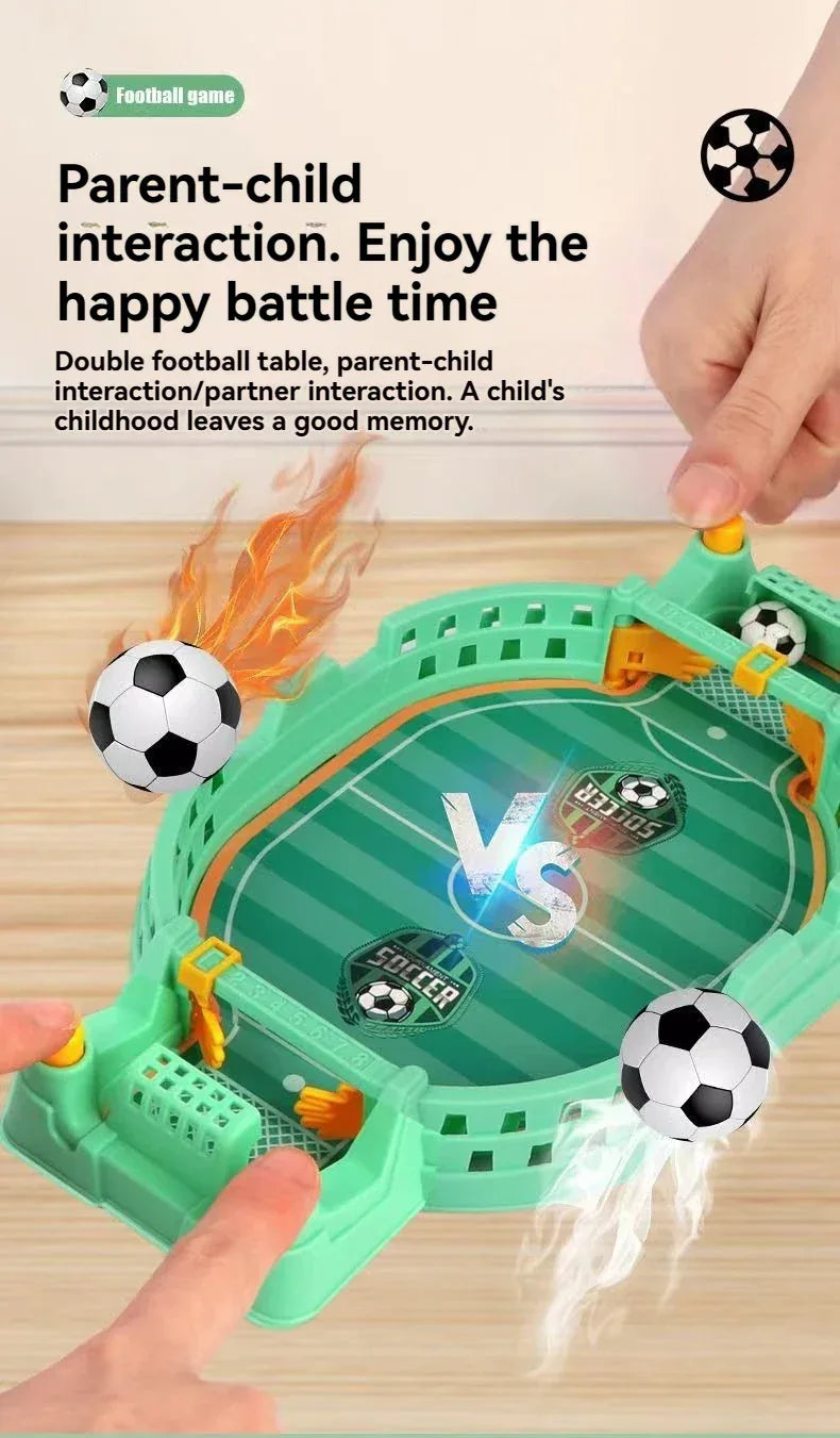 Football Table Mini Tabletop Interactive Game, Soccer Tabletops Competition Sports Games Desktop Catapult Toys for Family Game - Luvia