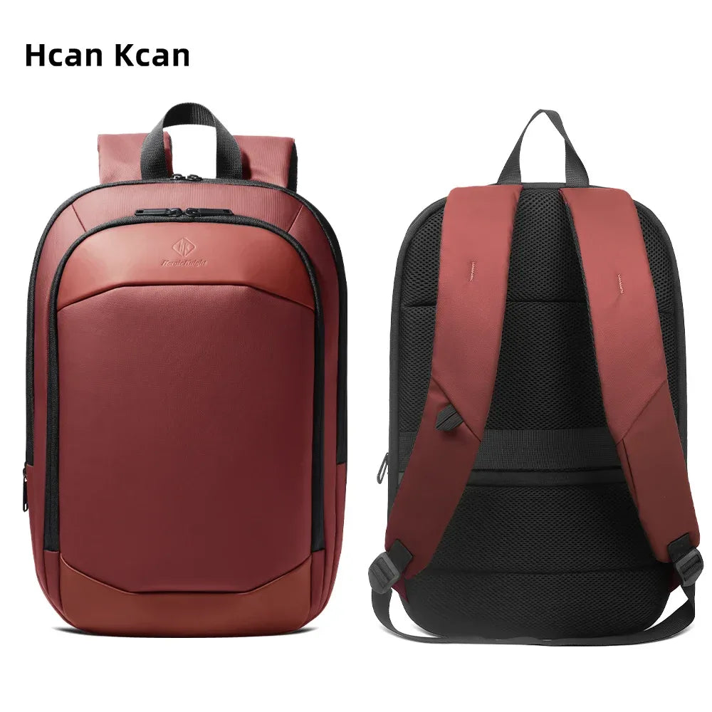 HcanKcan Fashion Men's Backpack Lightweight Expandable Backpack for Men 17.3 Inch Laptop Travel Daypack with USB Port School Bag - Luvia
