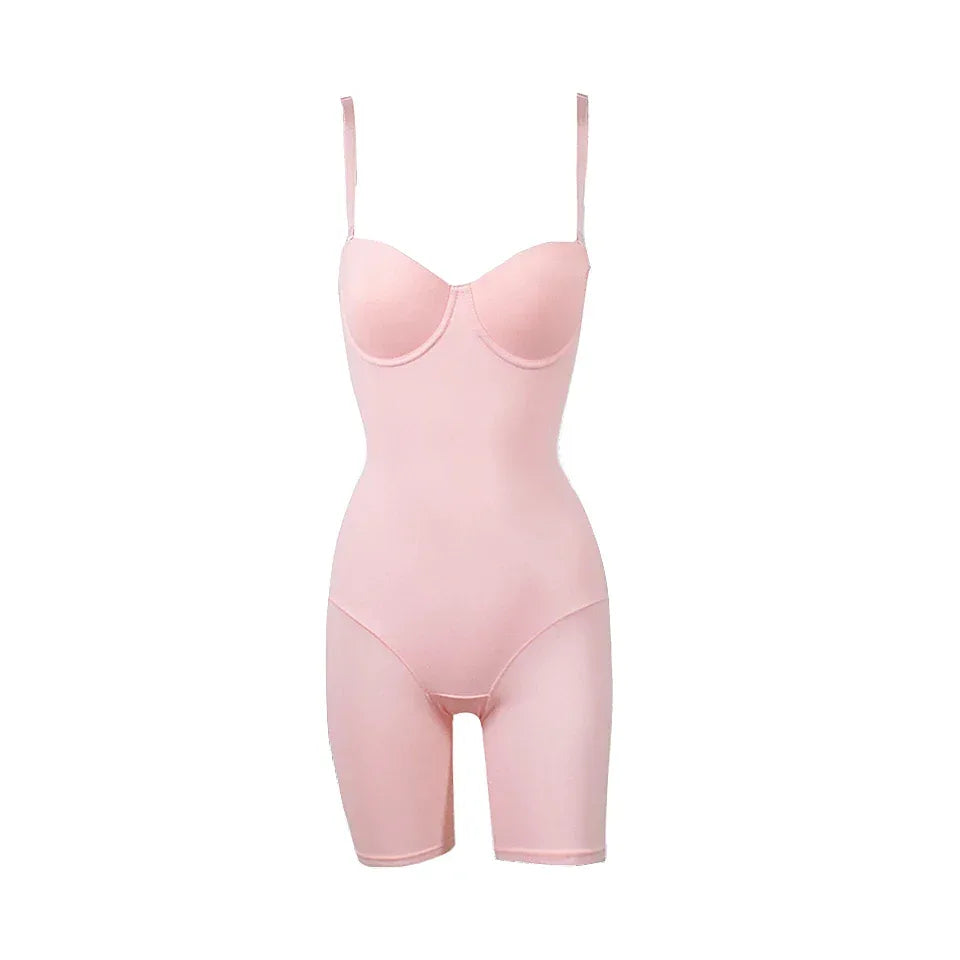 Bodysuit Women Shapewear Body Shaper With Cup Compression Bodies Belly Sheath Waist Trainer Reductive Slimming Underwear - Luvia