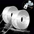 1pc Strong Double-sided Tape, Can Be Cleaned And Reused. Transparent Double-sided Tape Use for Kitchen, Bathroom, Office - Luvia