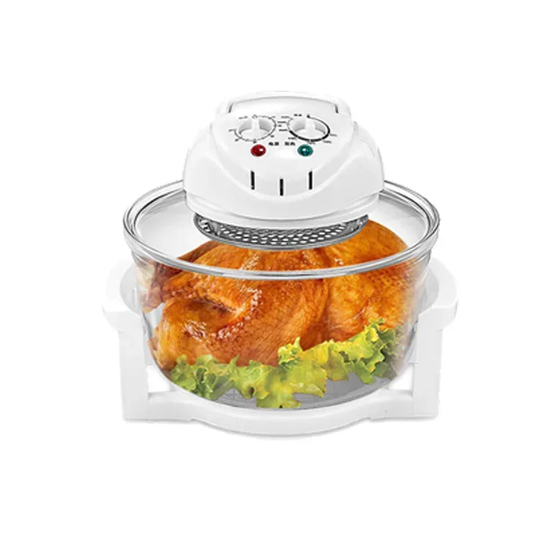 12L Air Fryer, 1400W Electric Hot fryer Oven Oilless Cooker with Touch Control & Nonstick Basket & Visible Window, Family Size - Luvia