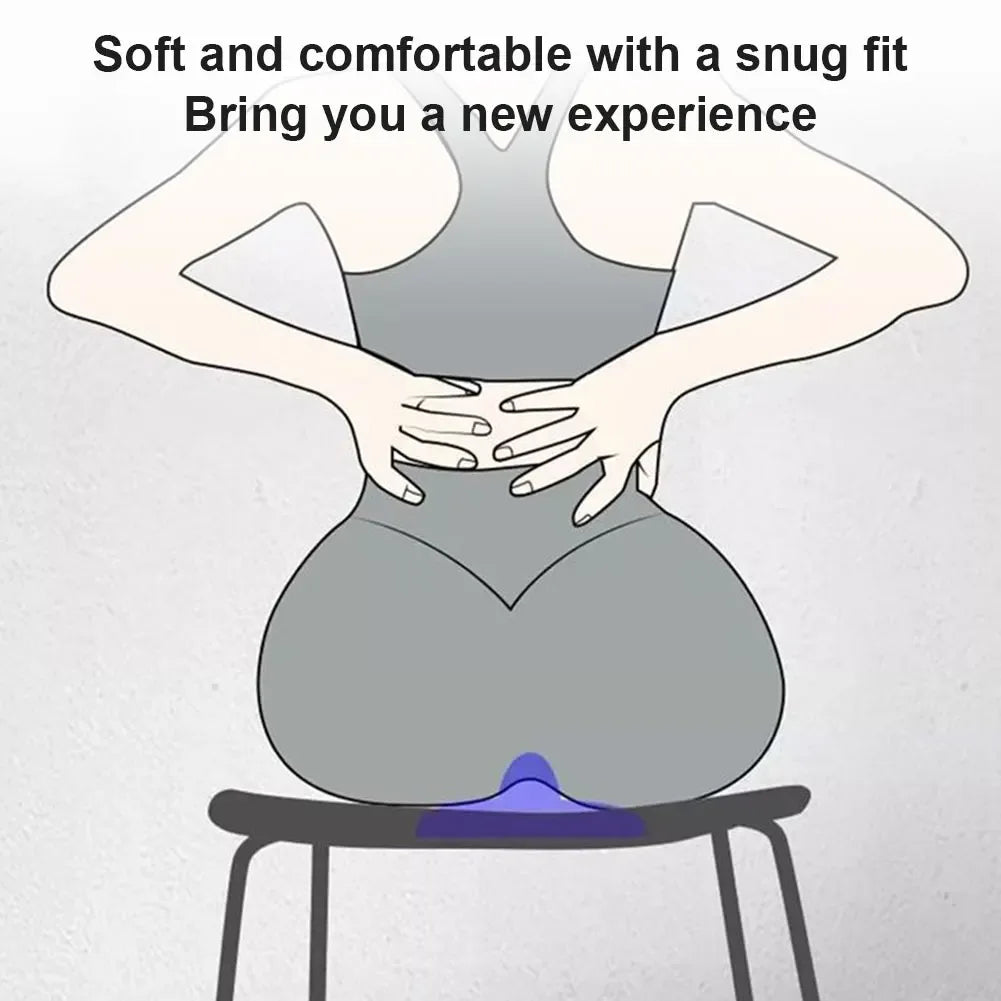 Electric Pelvic Floor Muscle Trainer Rechargeable Kegel Exerciser Massage Cushion Ergonomic Hip Strengthener Training Equipment - Luvia