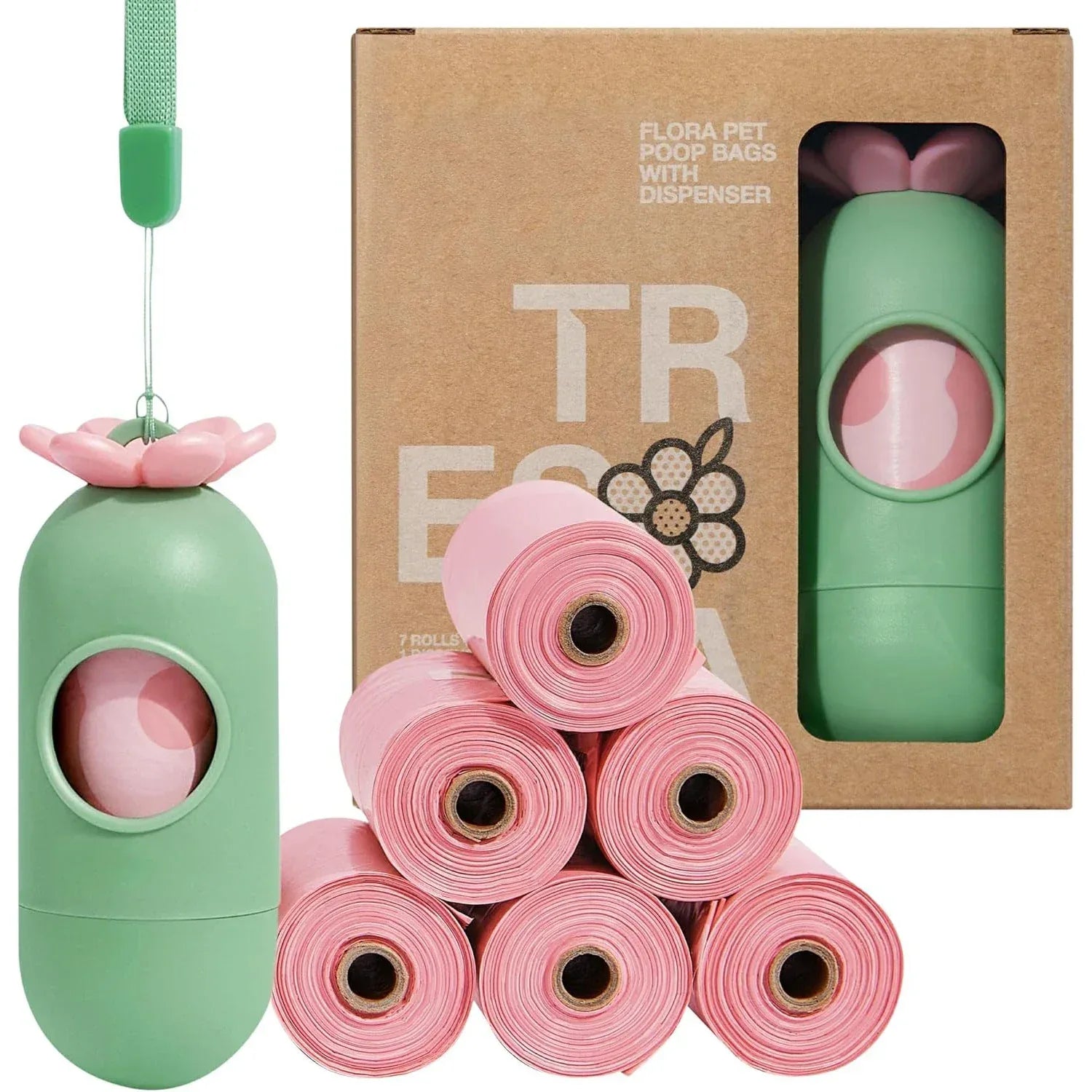 Dog Waste Bag Dispenser Dog Poop Bag Dispenser Bags Pet Garbage Disposable Outdoor Carrier Dispenser Clean Holder for Dogs Cats - Luvia