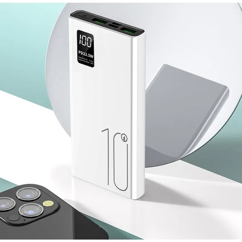 200000mAh 22.5W Power Bank Fast Charging Power Bank High Capacity External Battery Hot Digital Display - Luvia