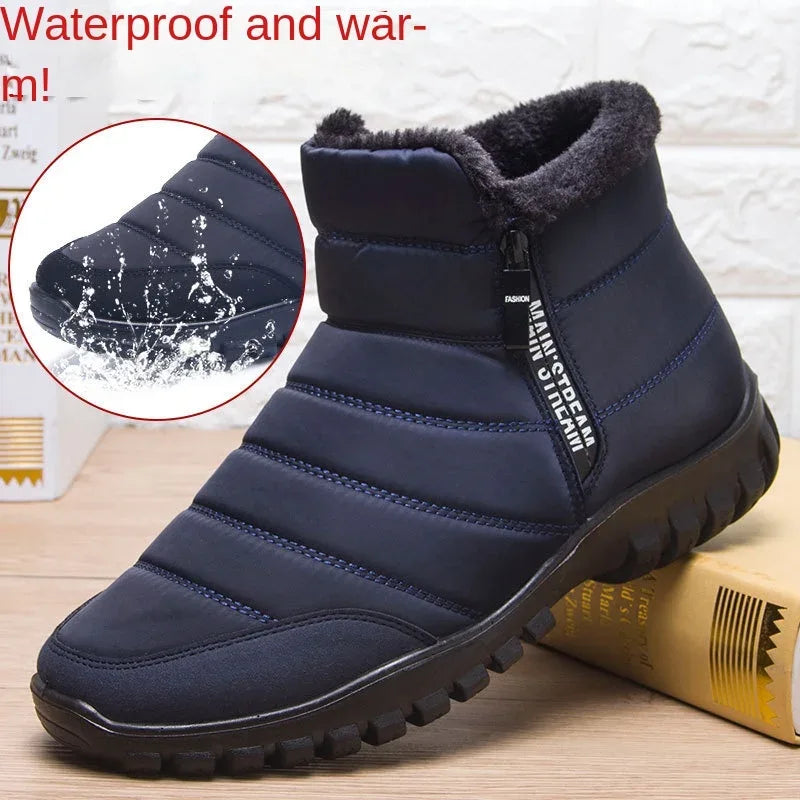 Men's Winter Sports Shoes - Anti-Slip Warm Sneakers - Luvia
