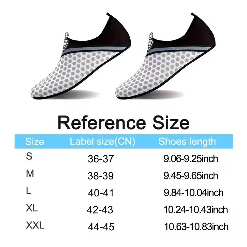 Quick Drying Water Shoes Non-Slip Breathable Summer Aqua Beach Sandal Flat Shoe Seaside Slipper For Men Women Creek Shoes - Luvia