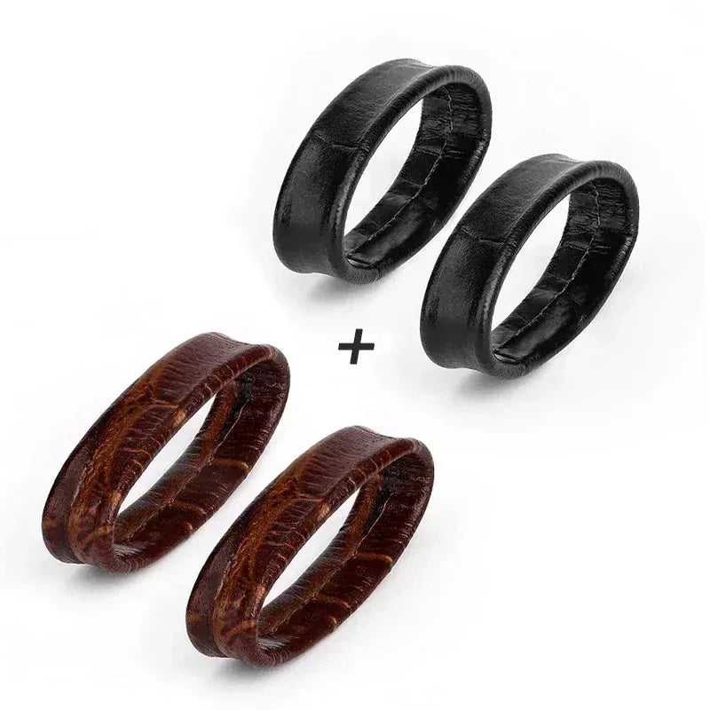 4PCS Watchband Keeper Leather 20mm 22mm 24mm 18mm 26mm 14mm 16mm 19mm 21mm Band-ring Movable strap Loop Watch Accessories - Luvia