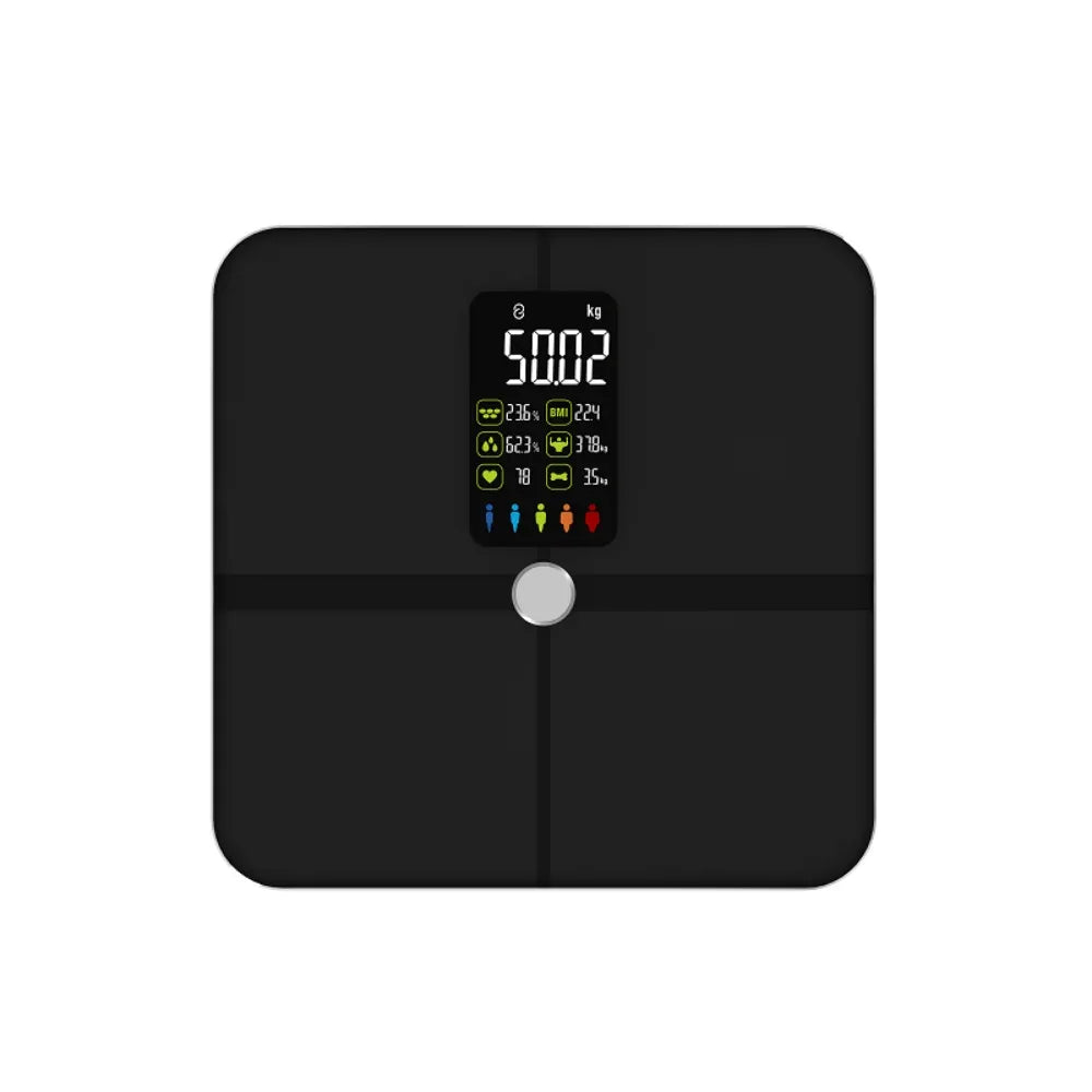 Smart BMI Scale Smart Digital Body Weighing Scale Body Fat Scale Body Composition Analyzer Weighing Scale Bathroom Weight Scale - Luvia