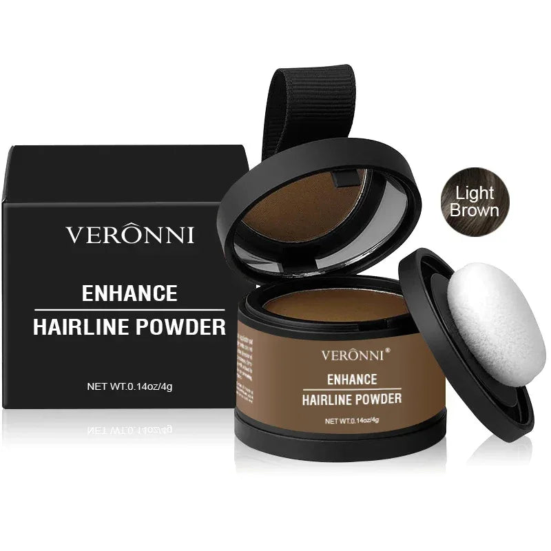 14 Color Hair Line Powder Black Root Up Natural Instant Waterproof Hairline Shadow Concealer Coverage Paint Repair Fill In Hair - Luvia