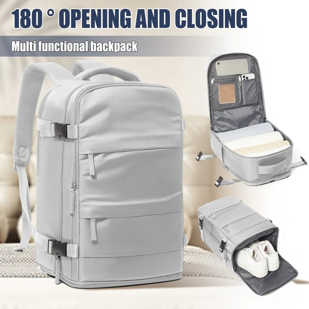 Women Men Travel Backpack , Cabin Bag Ryanair Hand Luggage 40x20x25 Travel Backpack College Bookbag Laptop Bag, eastpak rucksack - Luvia