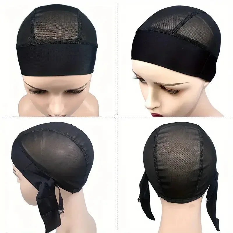 1 piece mesh wig cap with adjustable headband wig cap wig grip cap for making wigs - Luvia