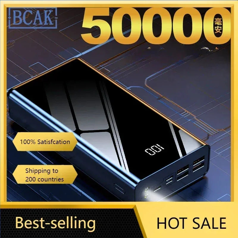 Fast Charge Large Capacity Power Bank 50000 mAh 30,000 20,000 Power Bank - Luvia