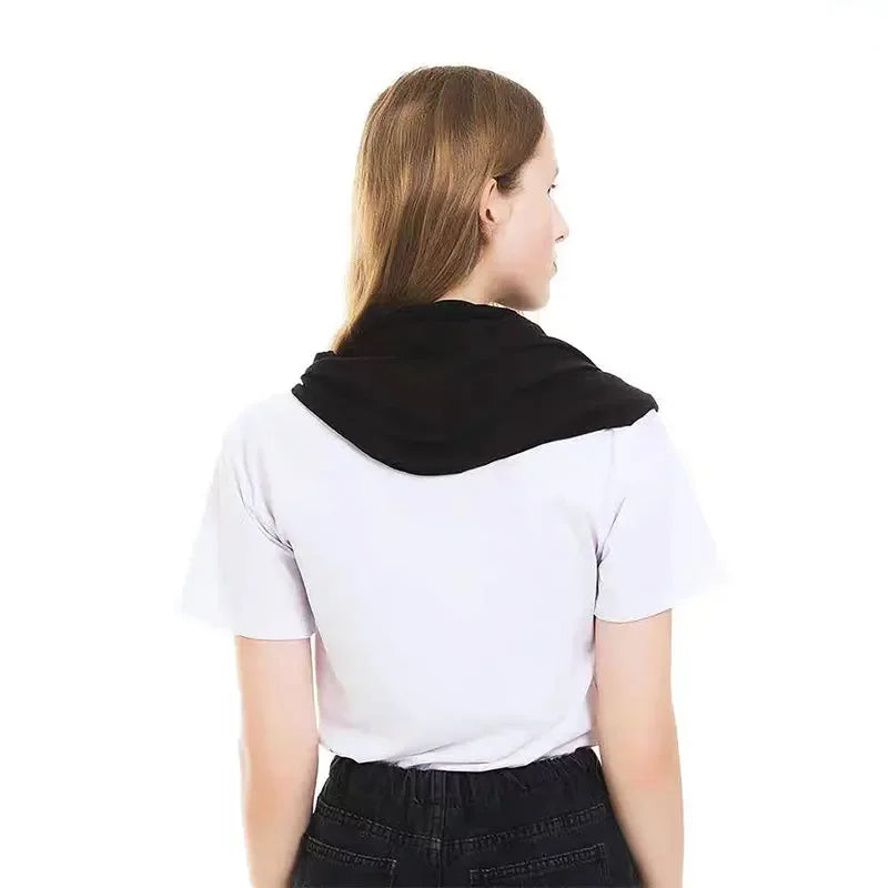 Women Infinity Loop Scarf with Hidden Zipper Pocket Travel Scarf Solid Color Neck Wrap Suitable for Daily Traveling Storage - Luvia