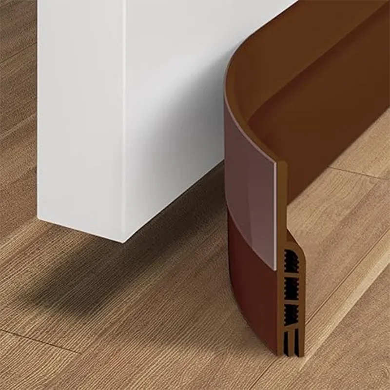 Door Draft Stopper Under Door Draft Blocker Insulator Door Sweep Weather Stripping Noise Stopper Strong Adhesive - Luvia