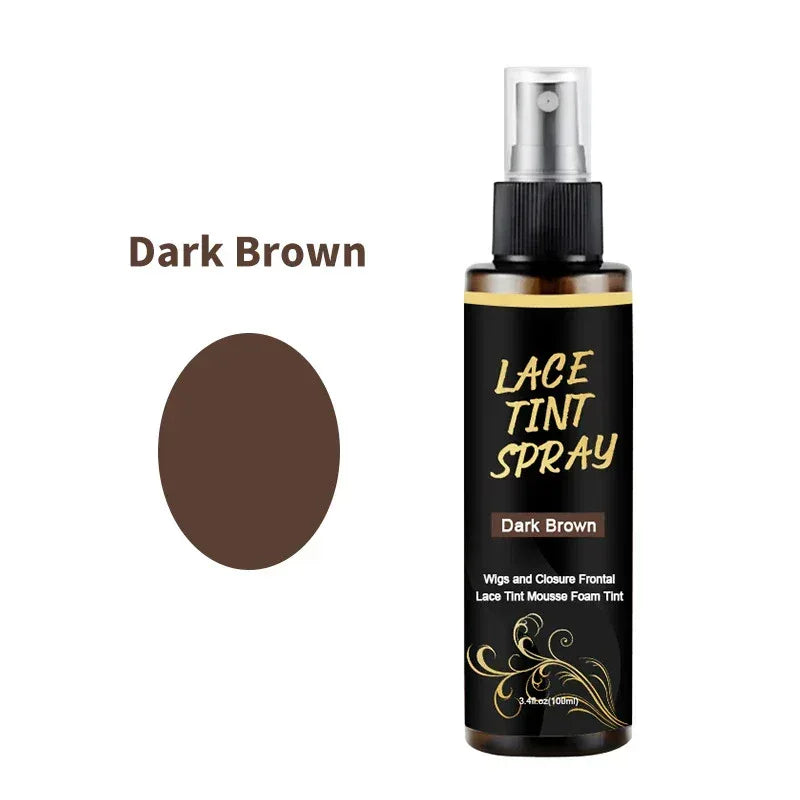 100ml Lace Melting Spray And Lace tint spray For Lace Wigs,Glueless,Natural Finishing Hold Dyed wig care spray for Women & Men - Luvia