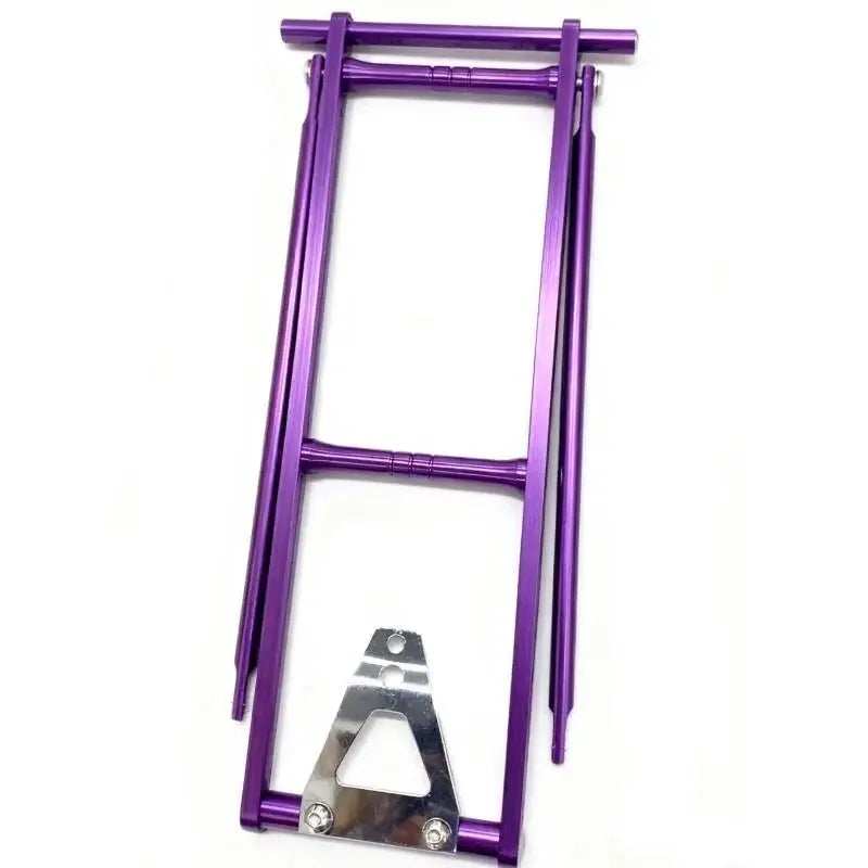 Litepro Foldable Rear Cargo Rack For Brompton Bicycle Portable Luggage Carrier Shelf Aluminum Alloy Tail Shelf Holder - Luvia