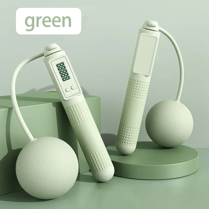 Jump Rope with Counter, Adjustable Skipping Rope with Calorie Counter, Smart Skipping Rope for Fitness Exercise and Weight Lose - Luvia