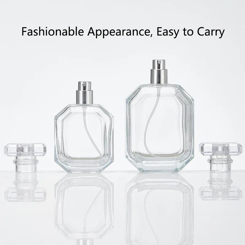 Refillable Bottle Perfume Atomizer 30ml/50ml/100ml Perfume Bottle Portable Cosmetic Spray Bottle Atomizer Travel Spray Container - Luvia